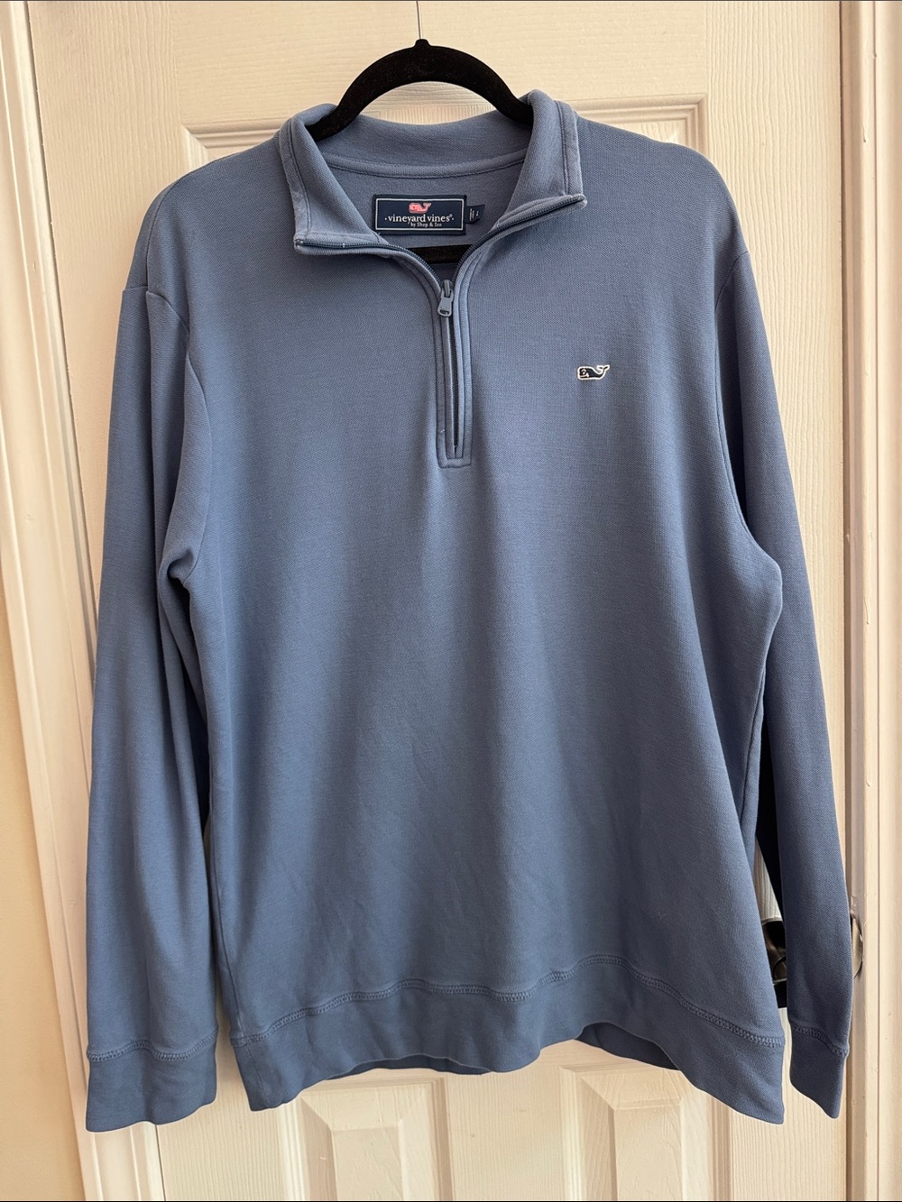 VINEYARD VINES Men's Quarter Zip Blue Size Large